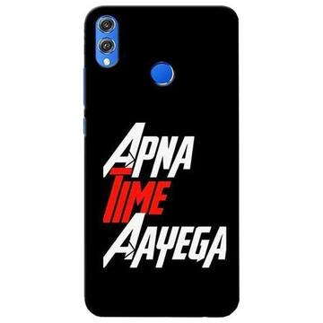 Picture of Apna Time Aayega Printed Mobile Cover, Honor 8X, CGM12518, Black