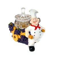 Picture of Ling Wei European Mini Pasta Chef Figurine Holder