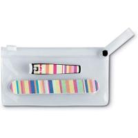 Picture of Colourful Manicure Set In Clear Pouch
