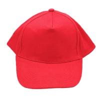 Picture of Brush Cotton Baseball Hat, Red
