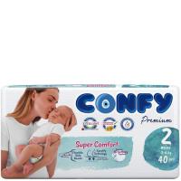 Picture of Confy Premium Size 2 Mini Baby Diaper, 40 Pieces, Pack of 5