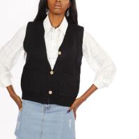 Picture of V-Neck Buttoned Vest with Pockets - Pack of 12Pcs
