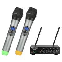 Picture of Fifine K036 UHF Dual Channel Wireless Handheld Microphone