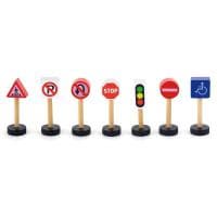 Picture of Viga Wooden Road Signs Accessory Set