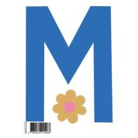 Picture of Poppik Repositionable Wall Stickers, Letter M
