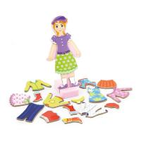 Picture of Viga Toys Magnetic Dress Up - Girl