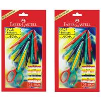 Picture of Faber-Castell 4 Cut Craft Scissors, Pack of 2