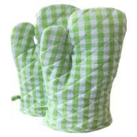 Picture of Lushomes Small Checks Heat Resistant Oven Glove, Pack of 2