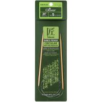 Picture of Clover Takumi Bamboo Circular Knitting Needles, 24inch, 5/3.75mm