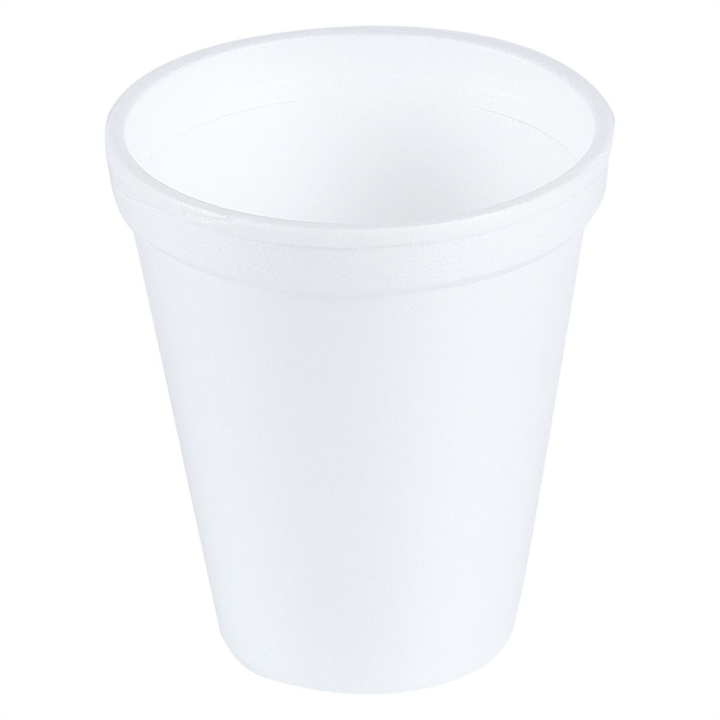 Disposable 25 Pcs Foam Cups Pack, 8oz - Carton of 40 Packs