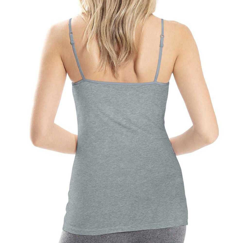 Body Bleu Women's Cami With Bralette Shelf Bra Cotton Undershirts