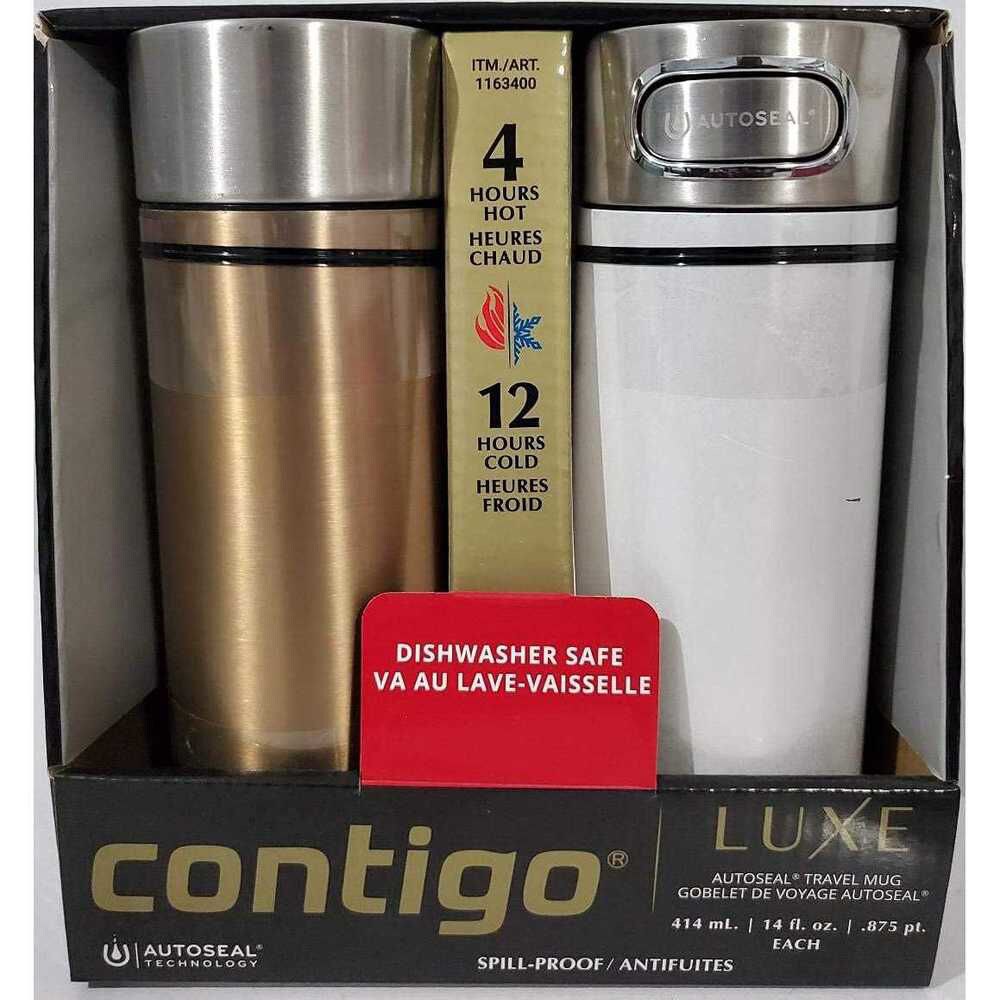 Contigo Luxe AUTOSEAL Vacuum-Insulated Travel Spill-Proof Stainless Steel