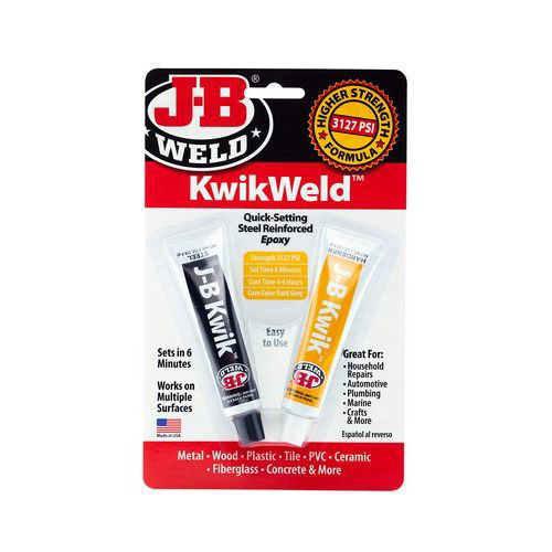 JB Weld Kwik Quick Setting Steel Reinforced Epoxy