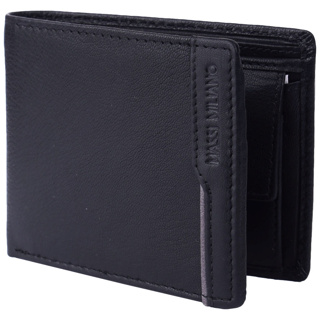 Massi Miliano Men’s Trifold Wallet, Verona 