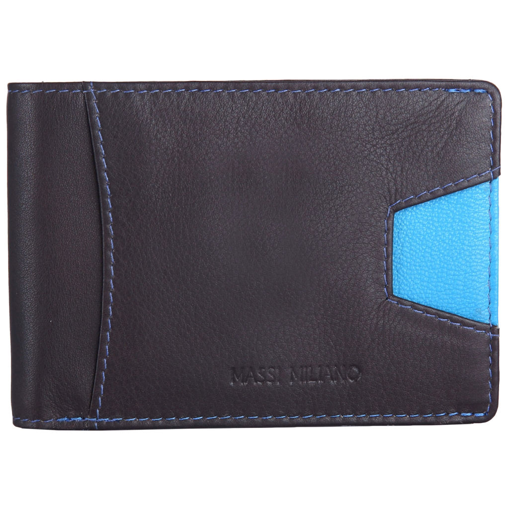 Massi Miliano RFID Protected Men’s Moneyclip Wallet, Nicosia