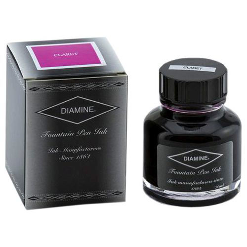 Diamine Fountain Pen Ink Bottle, Claret