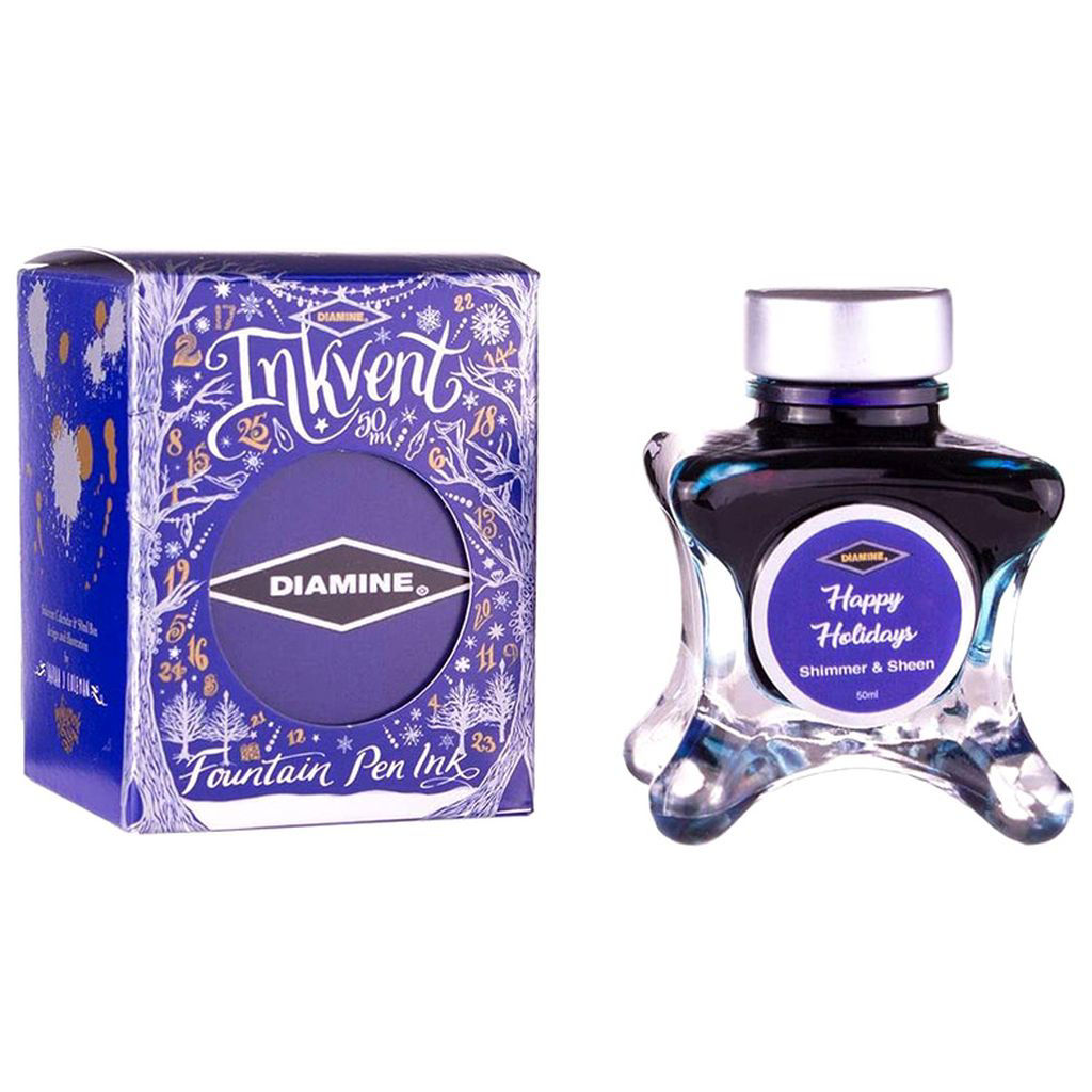 Diamine Ink Vent Blue Edition Shimmer & Sheen Ink Bottle, 50ml