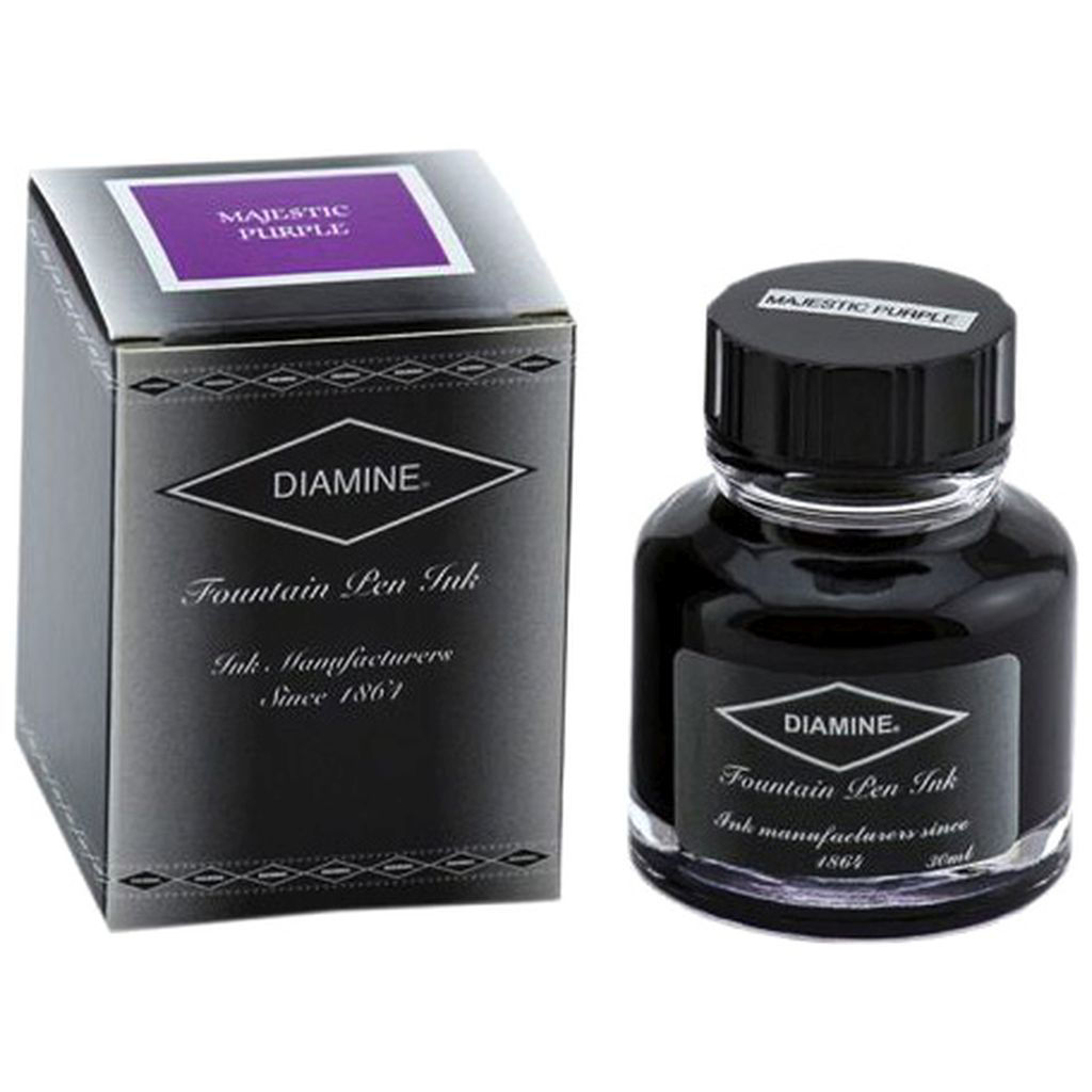 Diamine Majestic Ink Bottle, Purple