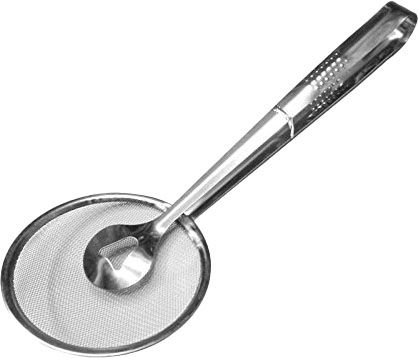 Hridaan Cooking Fryer Strainer Kitchen Tool, Silver