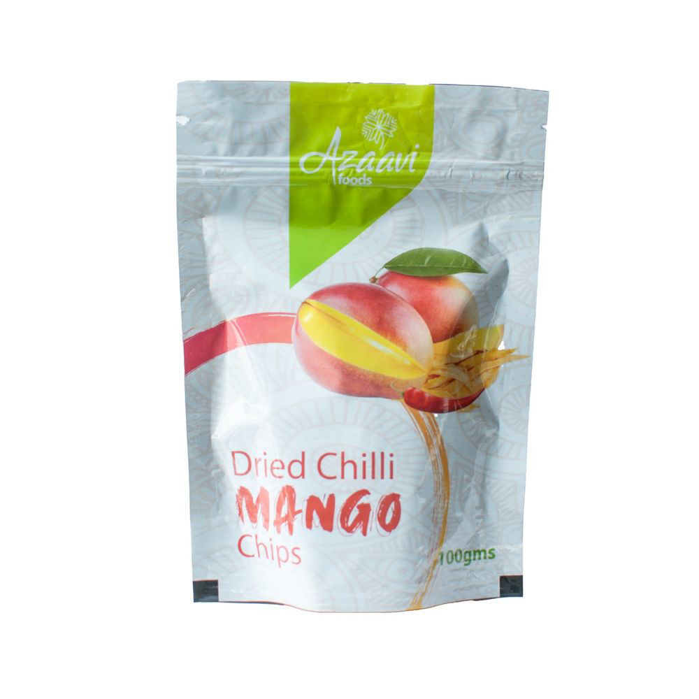 Azaavi Foods Dried Chilli Mango Slices - 1kg - Carton of 6 Pieces