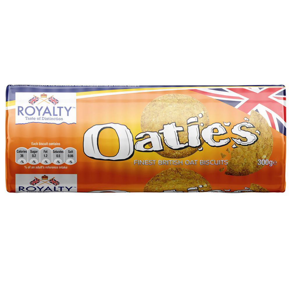 Royalty Oaties Biscuit, 300 g, Carton of 18 Units