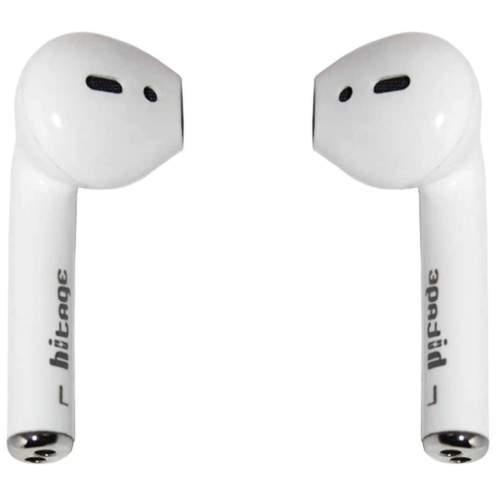 Hitage Bluetooth Headset with Smart Touch Control TWS 14 White