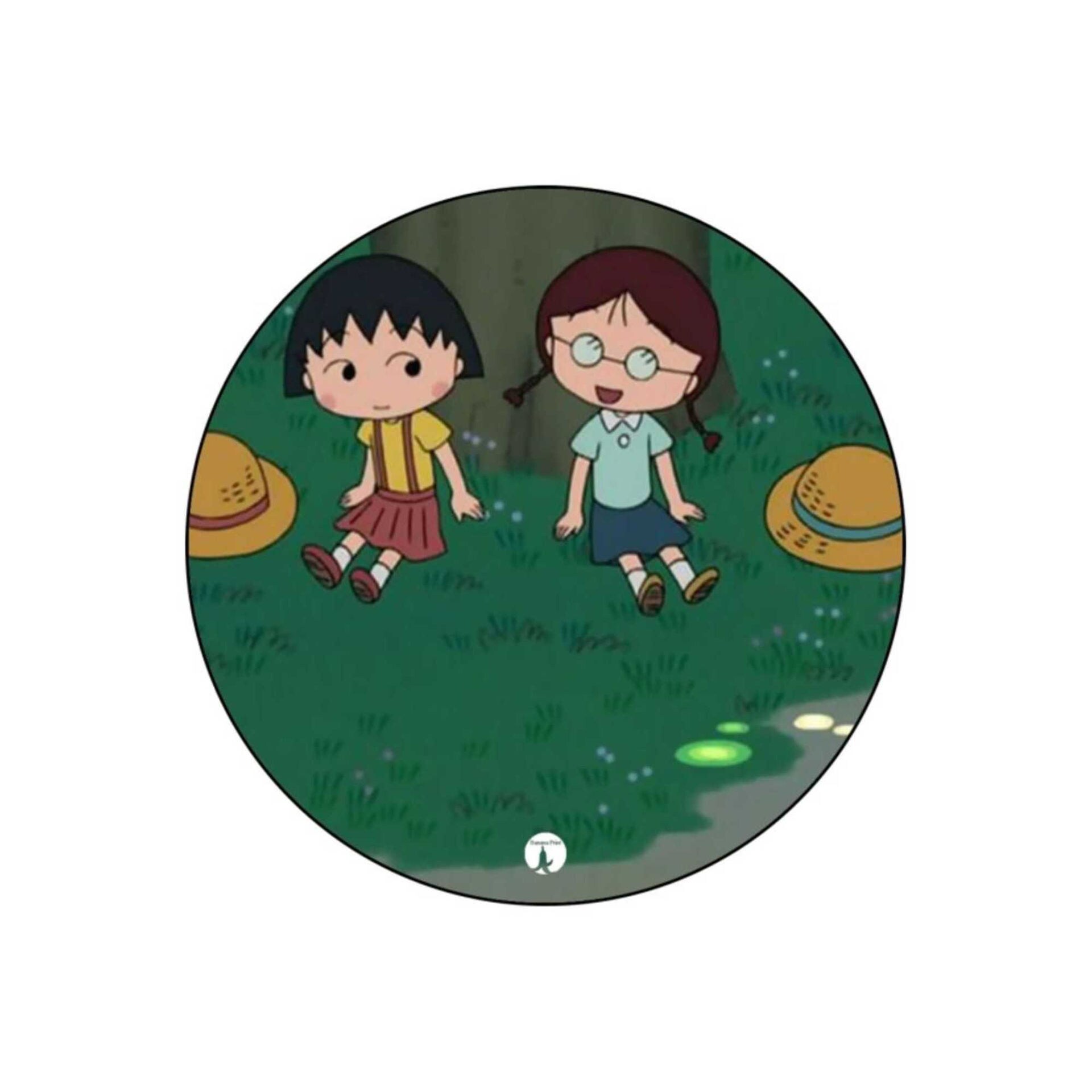 BP Anime Chibi Maruko Chan Themed Printed Badge