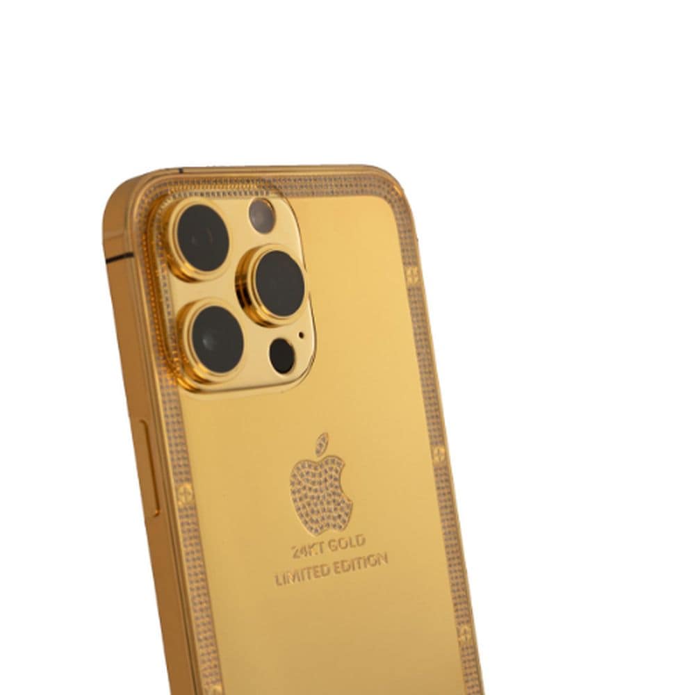 24K Gold Iphone 14 pro max case