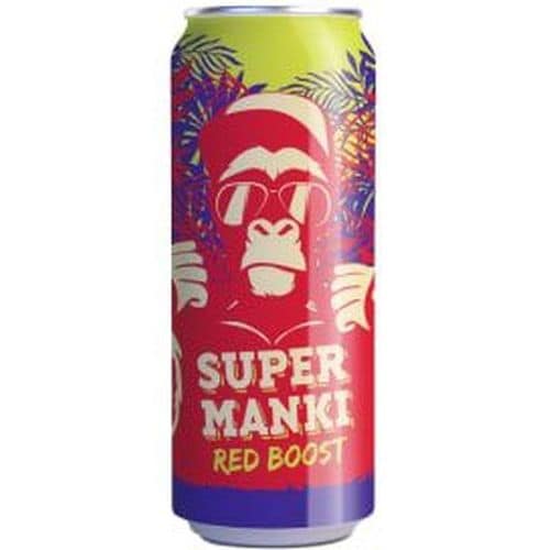 Super Manki Red Boost Energy Drink 330ml Carton of 24