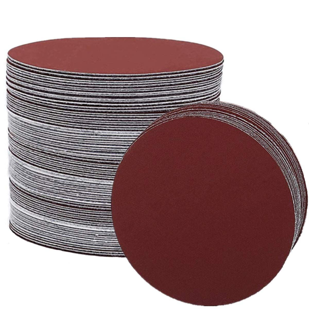 Buy Online Velcro Hook Alox Disc without Holes, 100 Grit, 125 mm in UAE