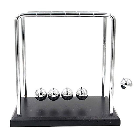 Buy Online Wooden Base And Metal Frame Newton's Cradle, Balancing Balls ...