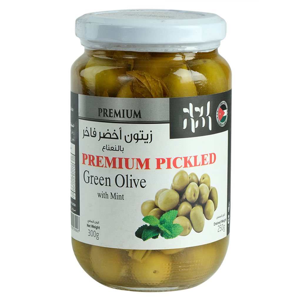 Picture of Union Olives Green Nabalee With Mint - 250g - Pack of 12 - Carton