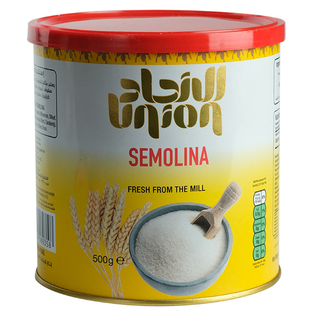 Picture of Union Semolina Tin, 500g - Pack of 24 - Carton