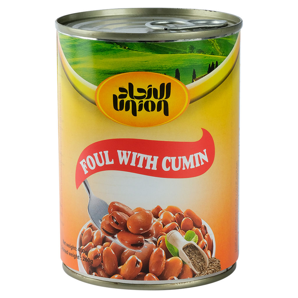 Picture of Union Foul Plain With Cumin, 400g - Pack of 24 - Carton