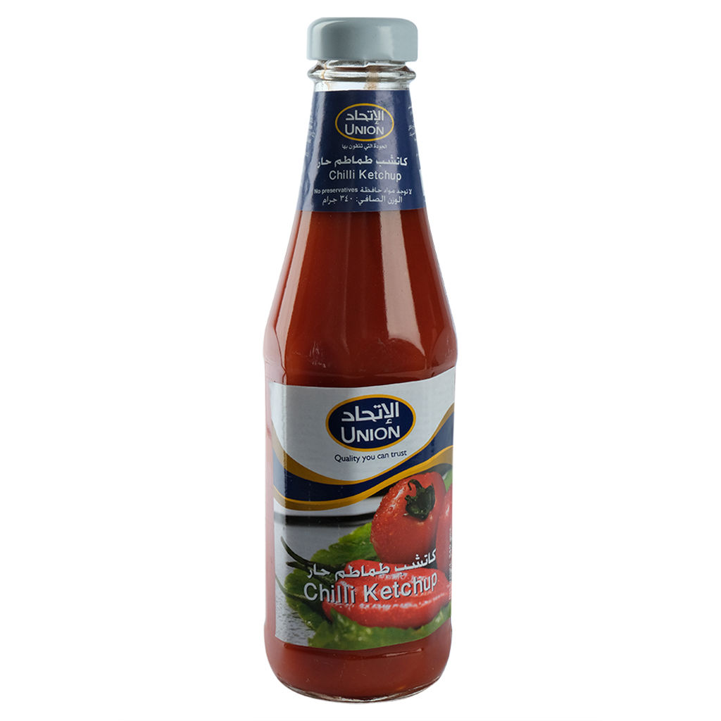 Picture of Union Chilli Ketchup Bottle, 340g, Carton of 24pcs