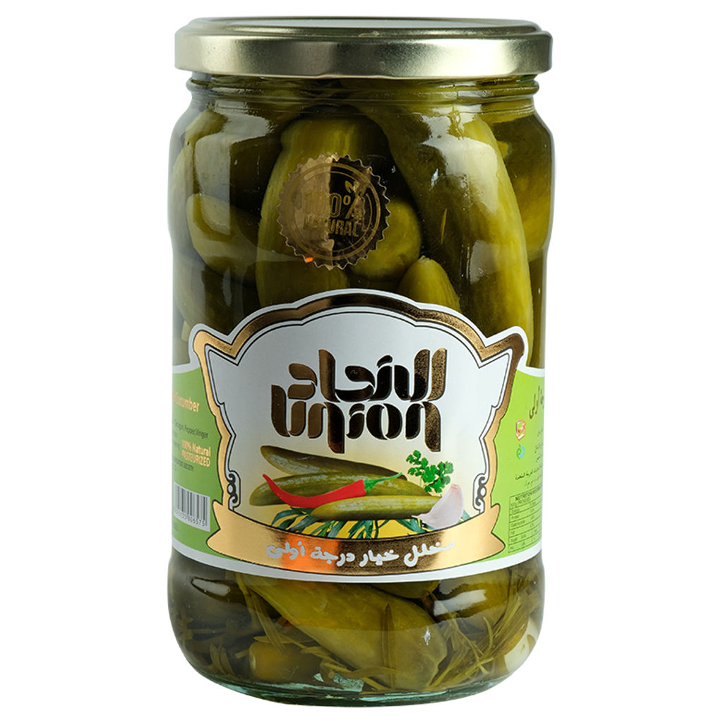 Picture of Union Medium Cucumber Pickle, 650g, Carton of 12pcs