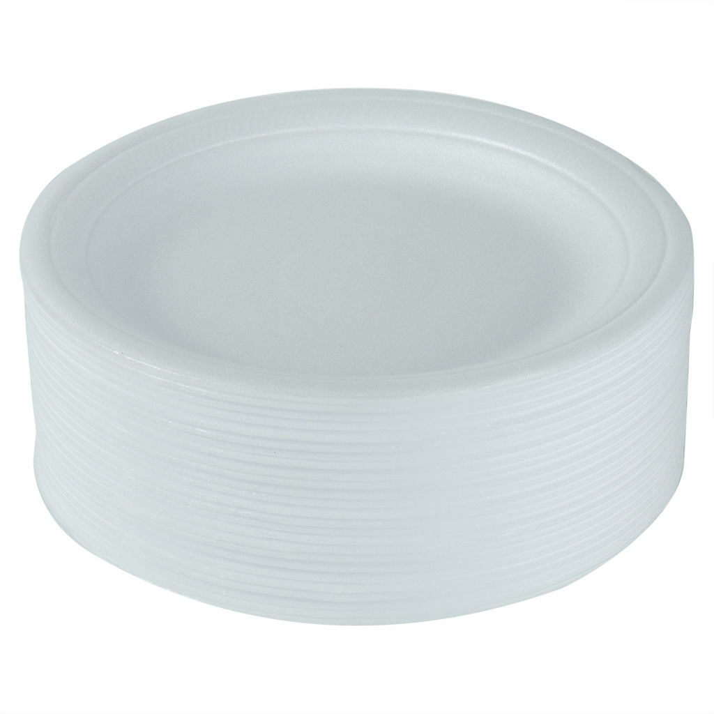 Picture of Union Disposable Dip Foam Plates, 9 Inch, 25 Pieces - Pack of 20 - Carton