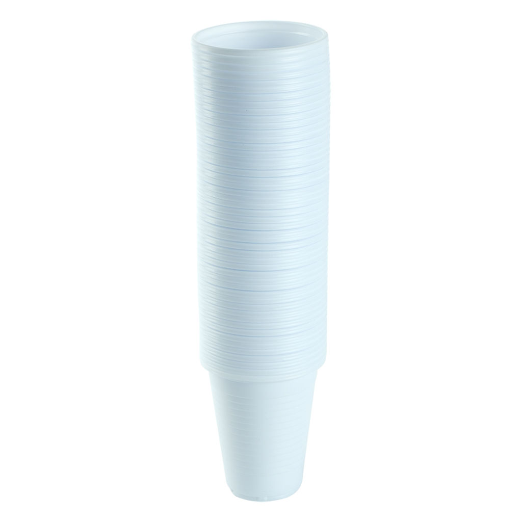 Picture of Union 50 Pieces Plastic Cups, 6Oz, White - Pack of 20 - Carton