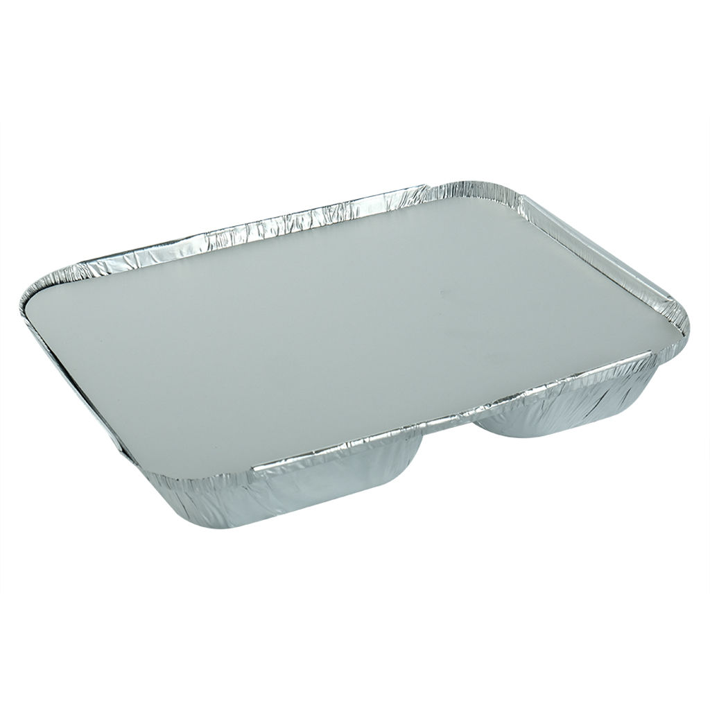Picture of Union Aluminum Container With Lid, 10 Pieces - Pack of 50 - Carton