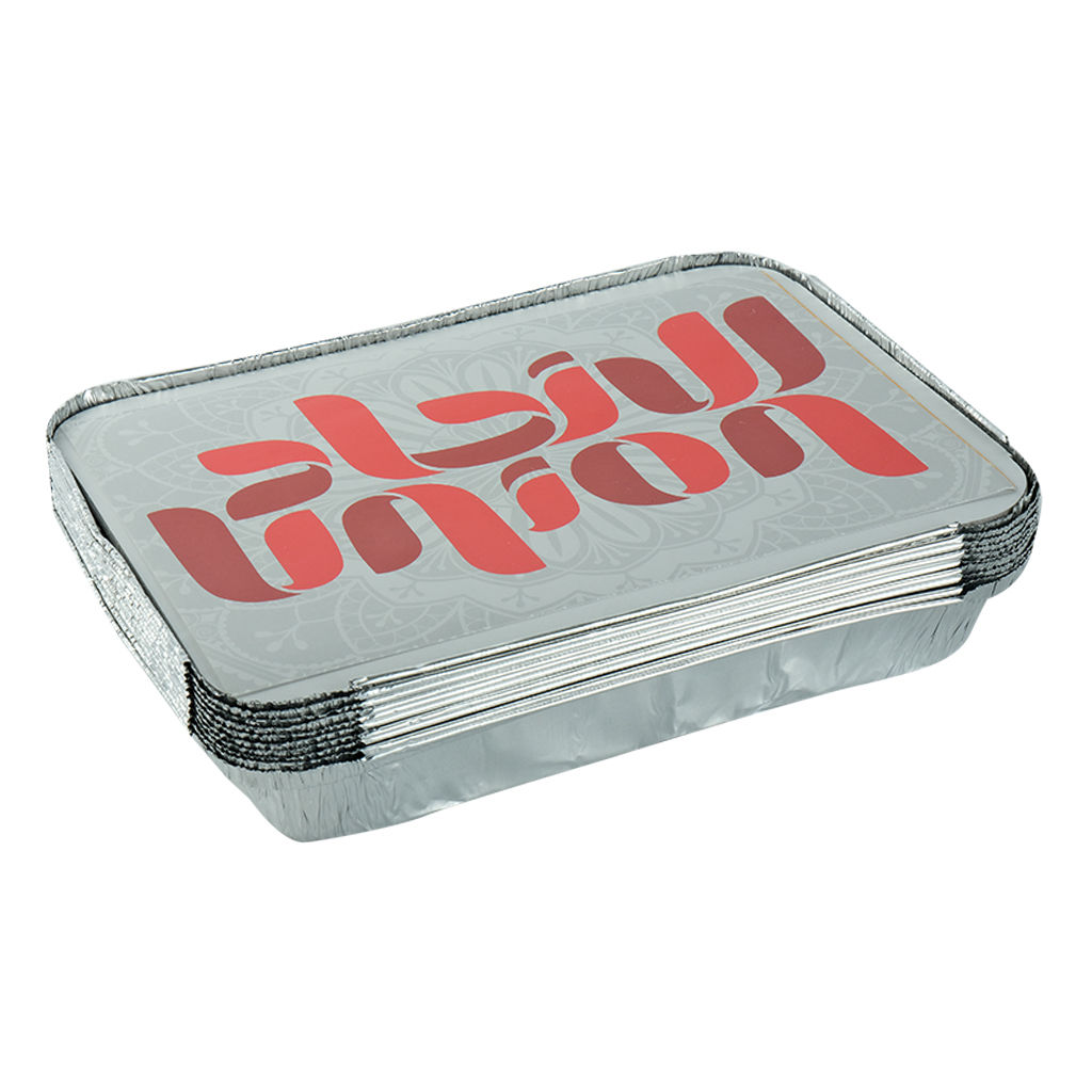 Picture of Union Aluminum Container With Lid, 10 Pieces - Pack of 50 - Carton