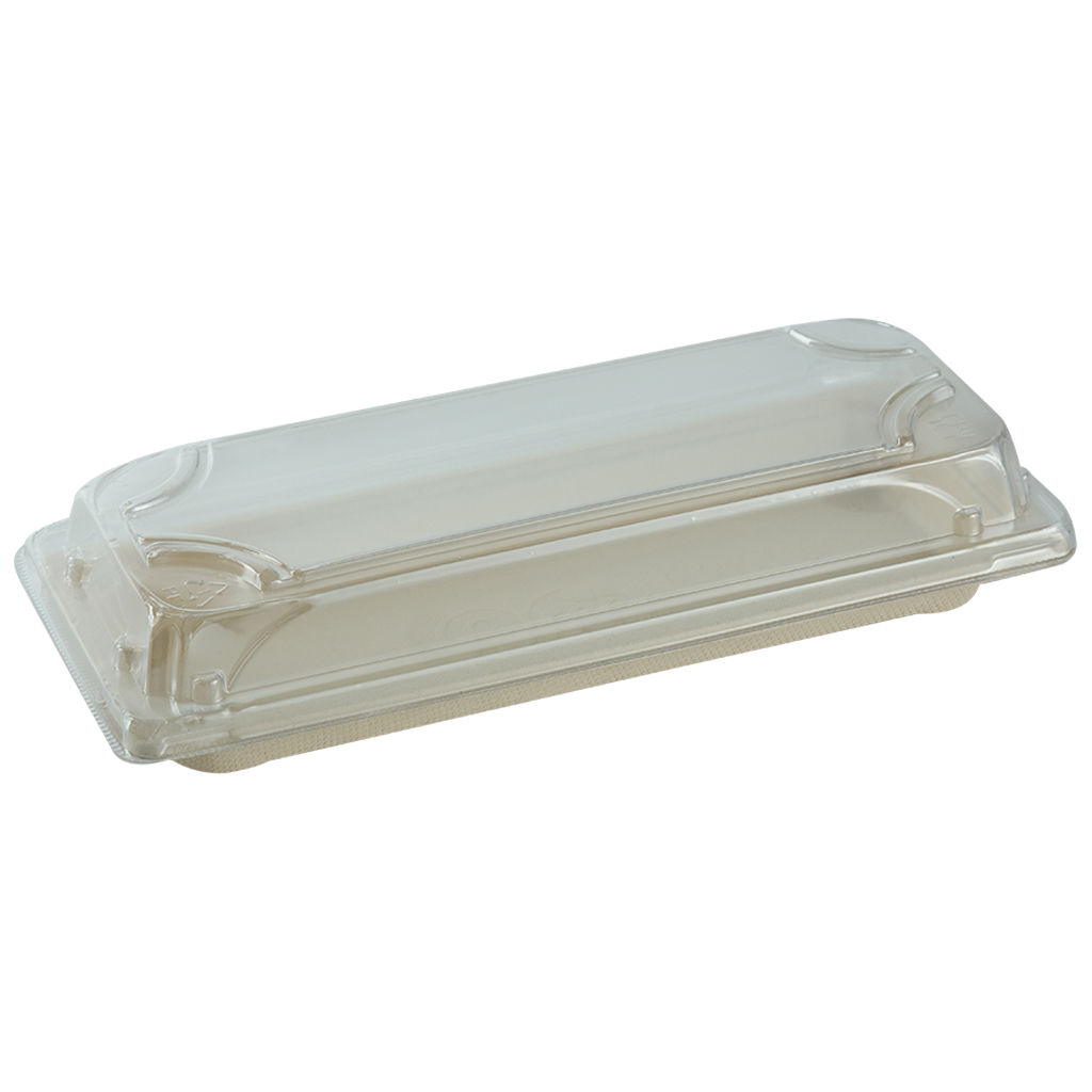 Picture of Union Bagasse Sushi Container, 6 Pieces - Pack of 26 - Carton