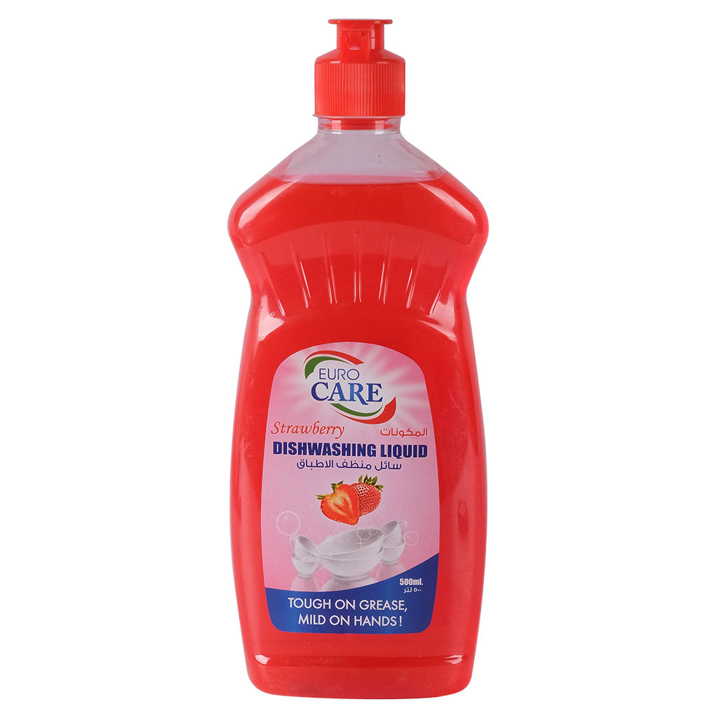 Buy Online Dishwashing Liquid Strawberry, 500ml - Carton of 24 Bottles ...
