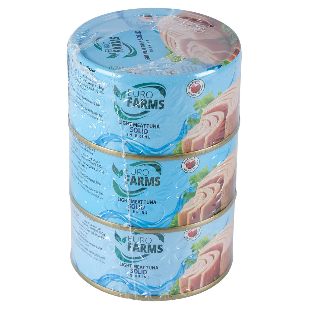 Picture of Light Meat Tuna Solid in Brine, 185g, 3 Tin Pack - Carton of 16 Packs