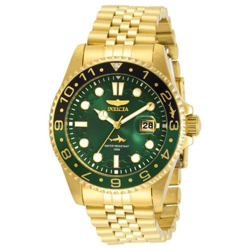 invicta green face watch