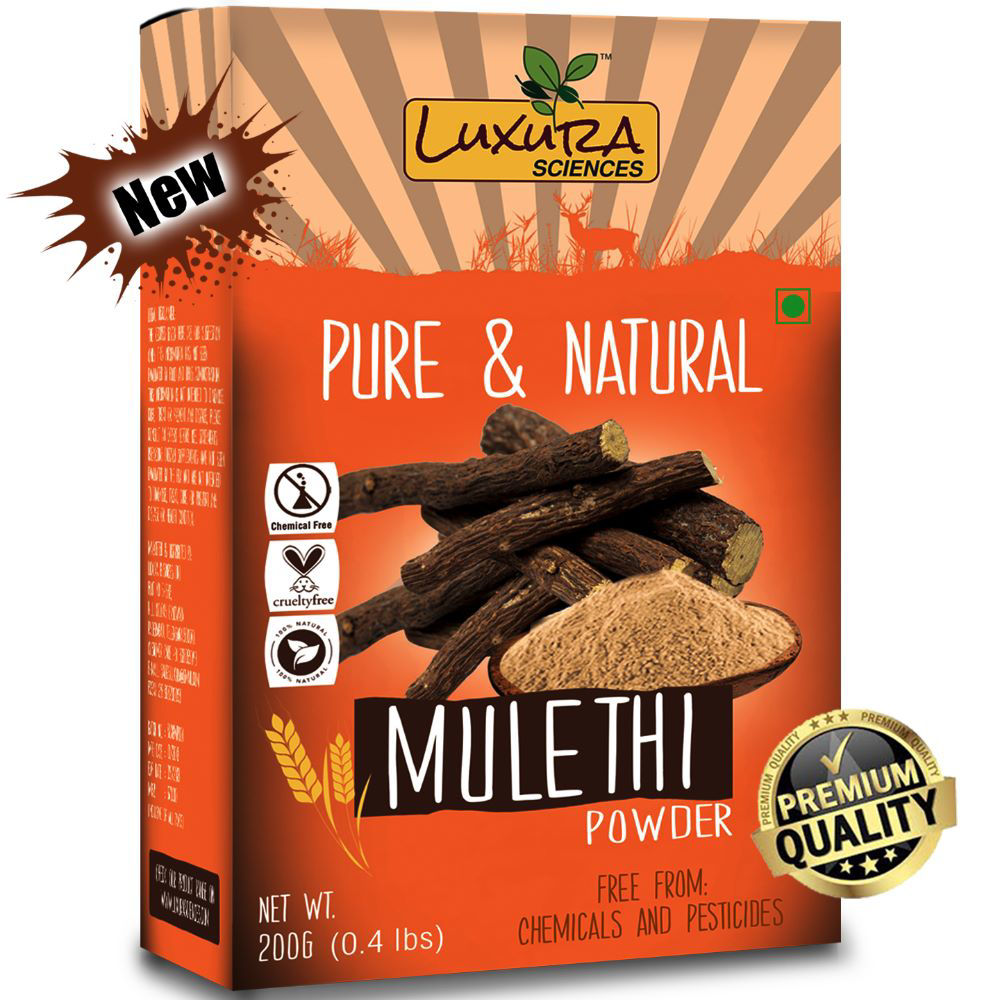 Buy Online Luxura Sciences Natural Mulethi Powder For Skin Whitening