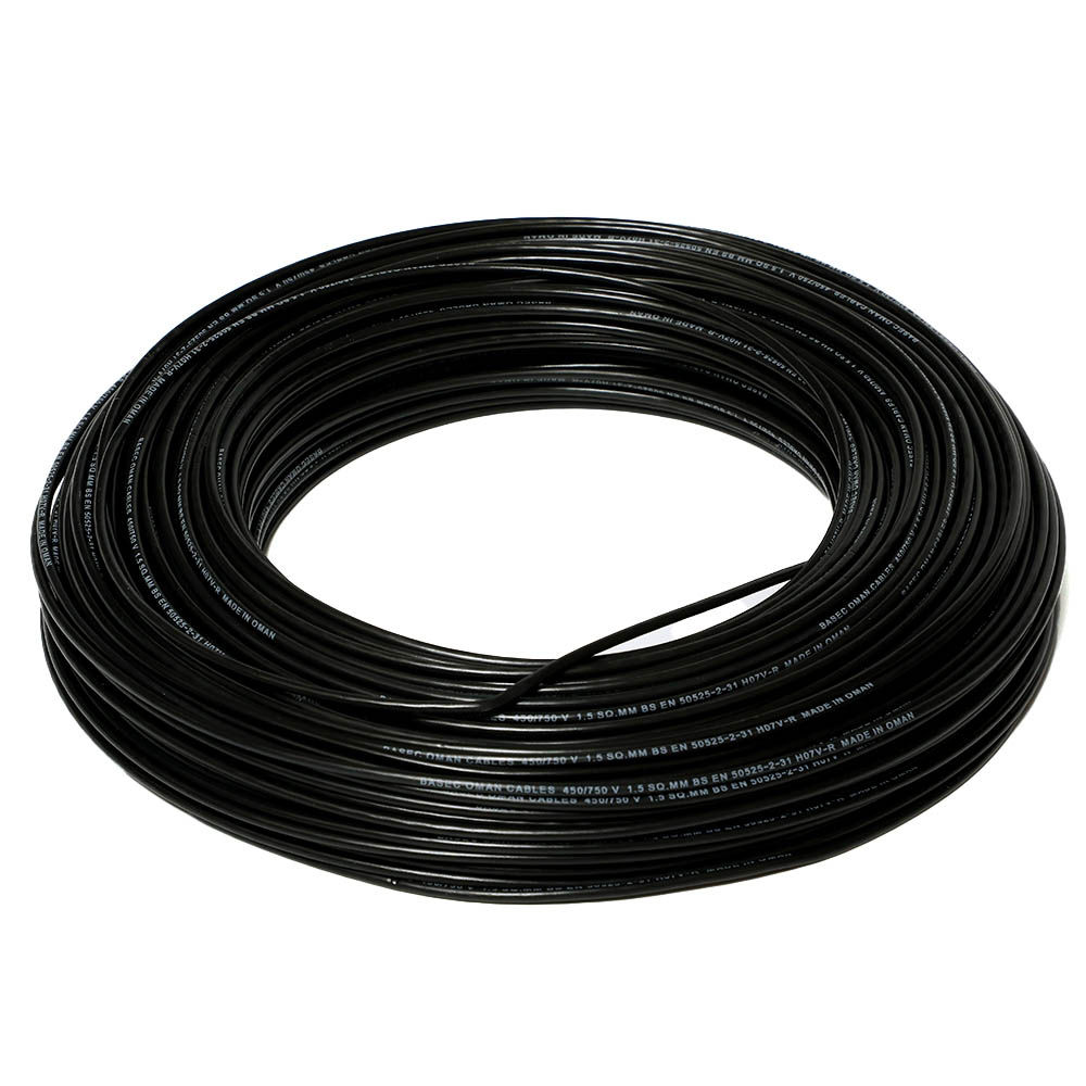 Picture of Oman Cables Single Core CU/PVC Cable, 100 Yards, 1.5sq.mm - Pack of 15 Pcs