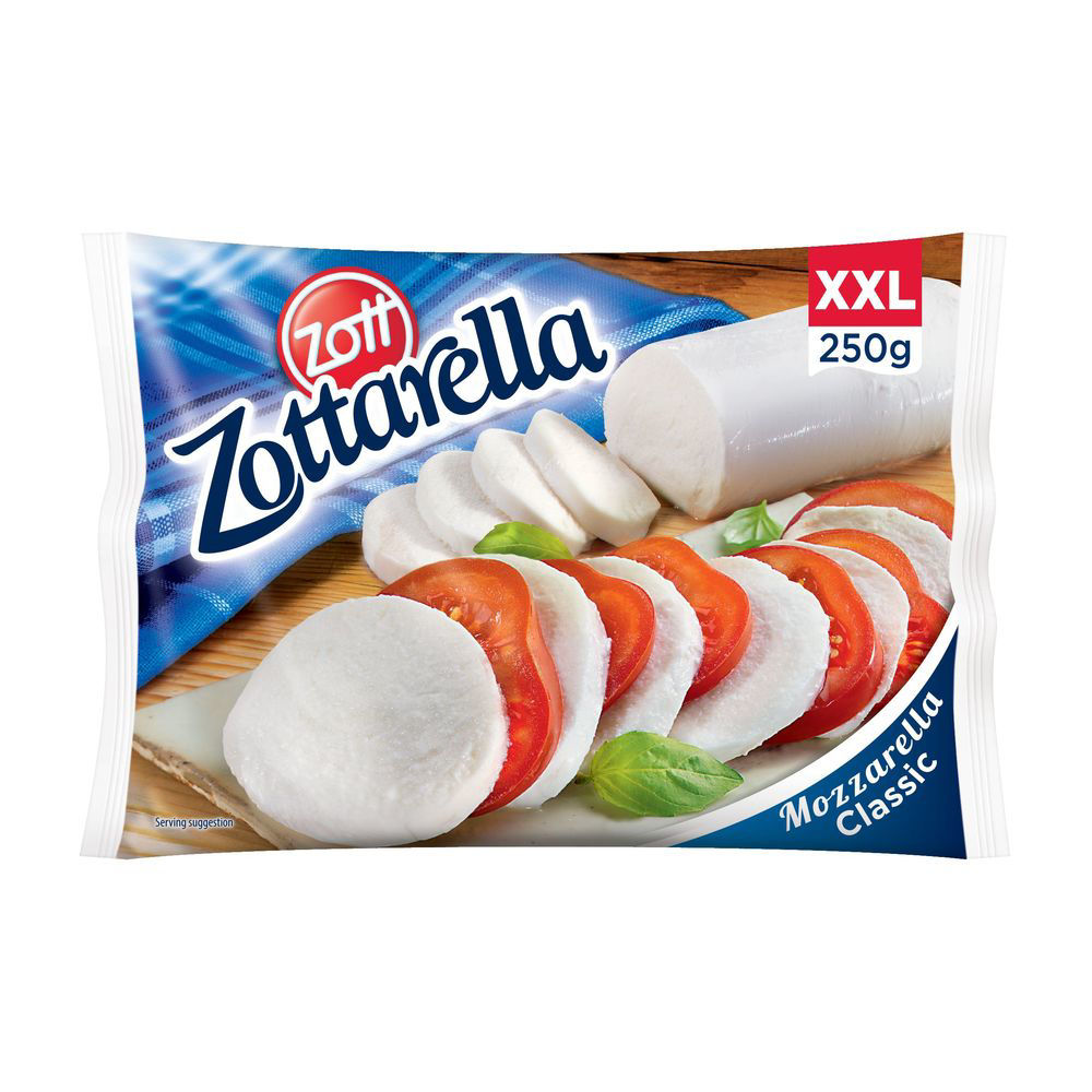 Buy Online Zott Zottarella Classic Mozzarella Cheese Roll, 250g