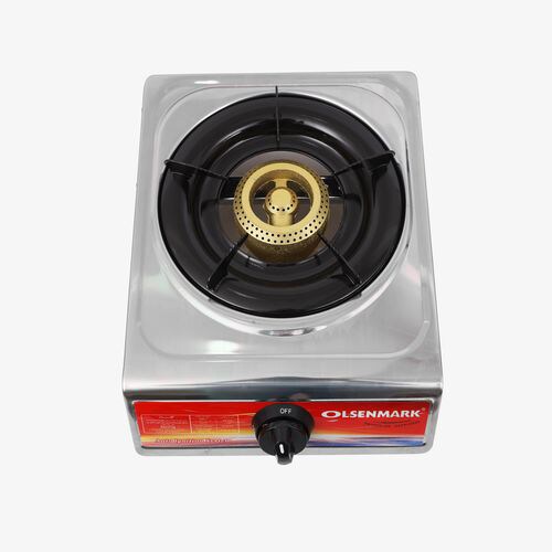 Buy Online Olsenmark Stainless Steel Single Burner Gas Stove, OMK2231 ...