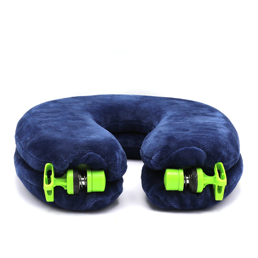 Buy Online Face Cradle Precise Travel Neck Pillow, Navy Blue, Carton of 12 Pcs in UAE