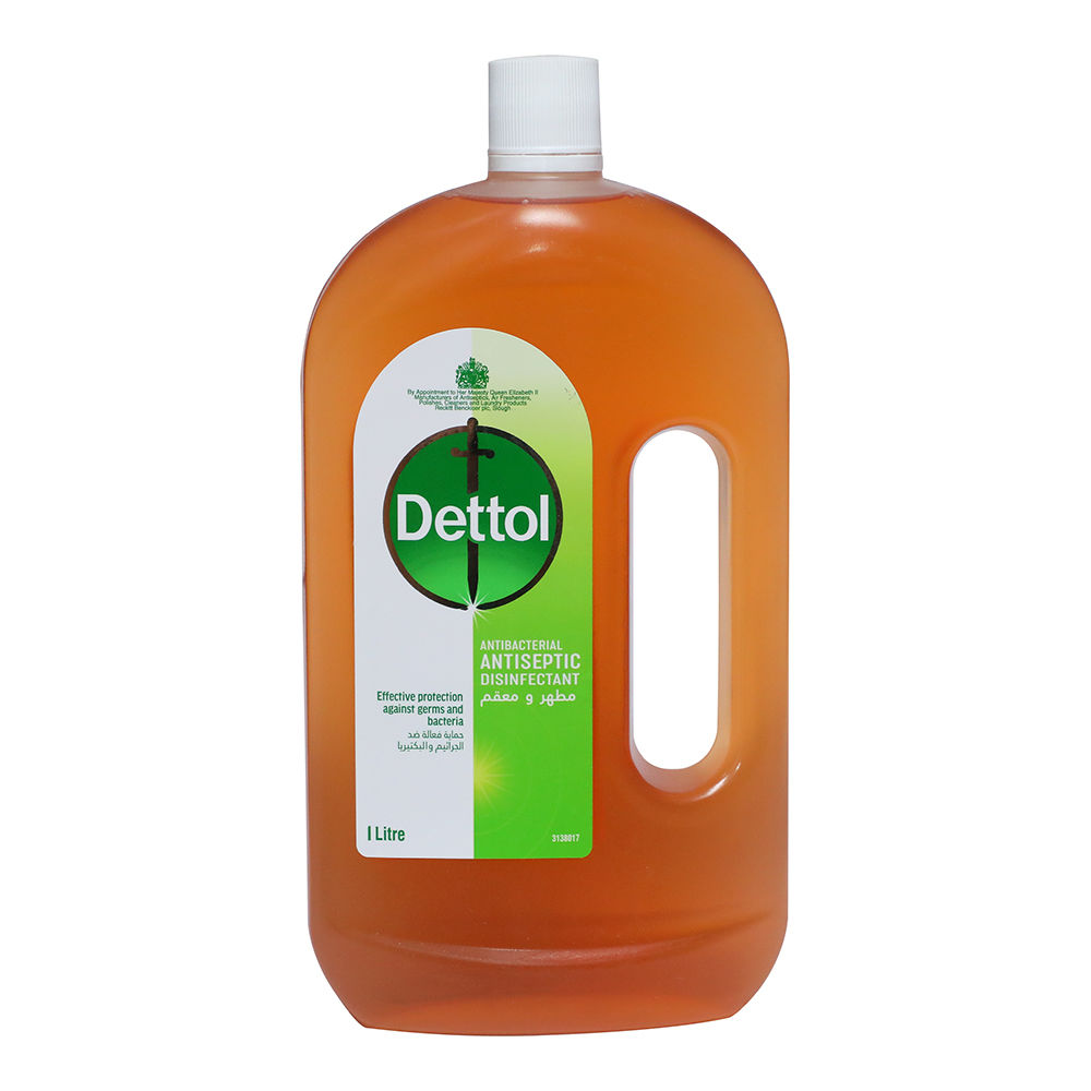Buy Online Dettol Antibacterial Antiseptic Disinfectant 1ltr in UAE